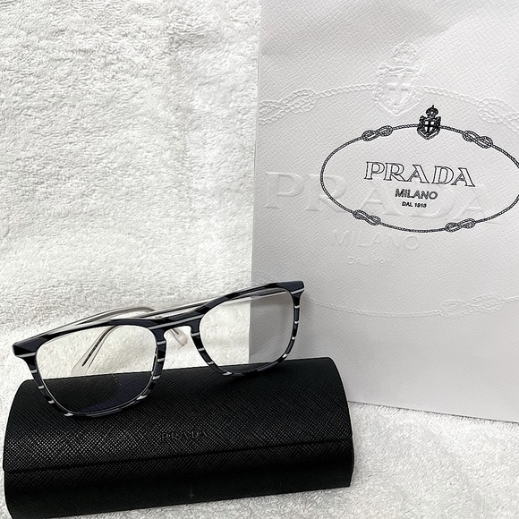 Prada glasses, case and shopping bag - Picture 1 of 4